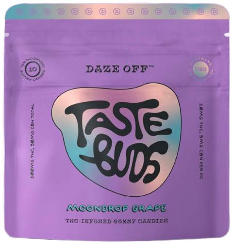 Photograph of product: MOONDROP GRAPE GUMMIES 10PK