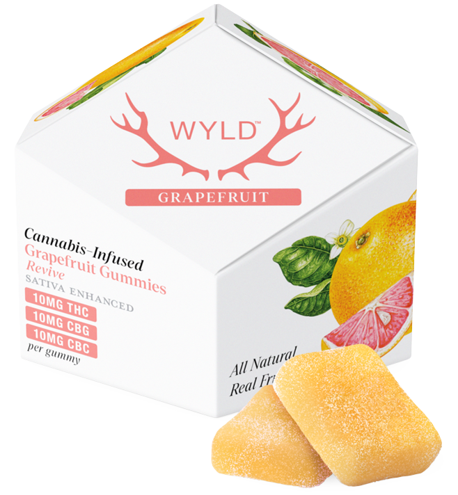 Photograph of product: Wyld | Grapefruit  1:1:1 Gummies | 40G 10PK