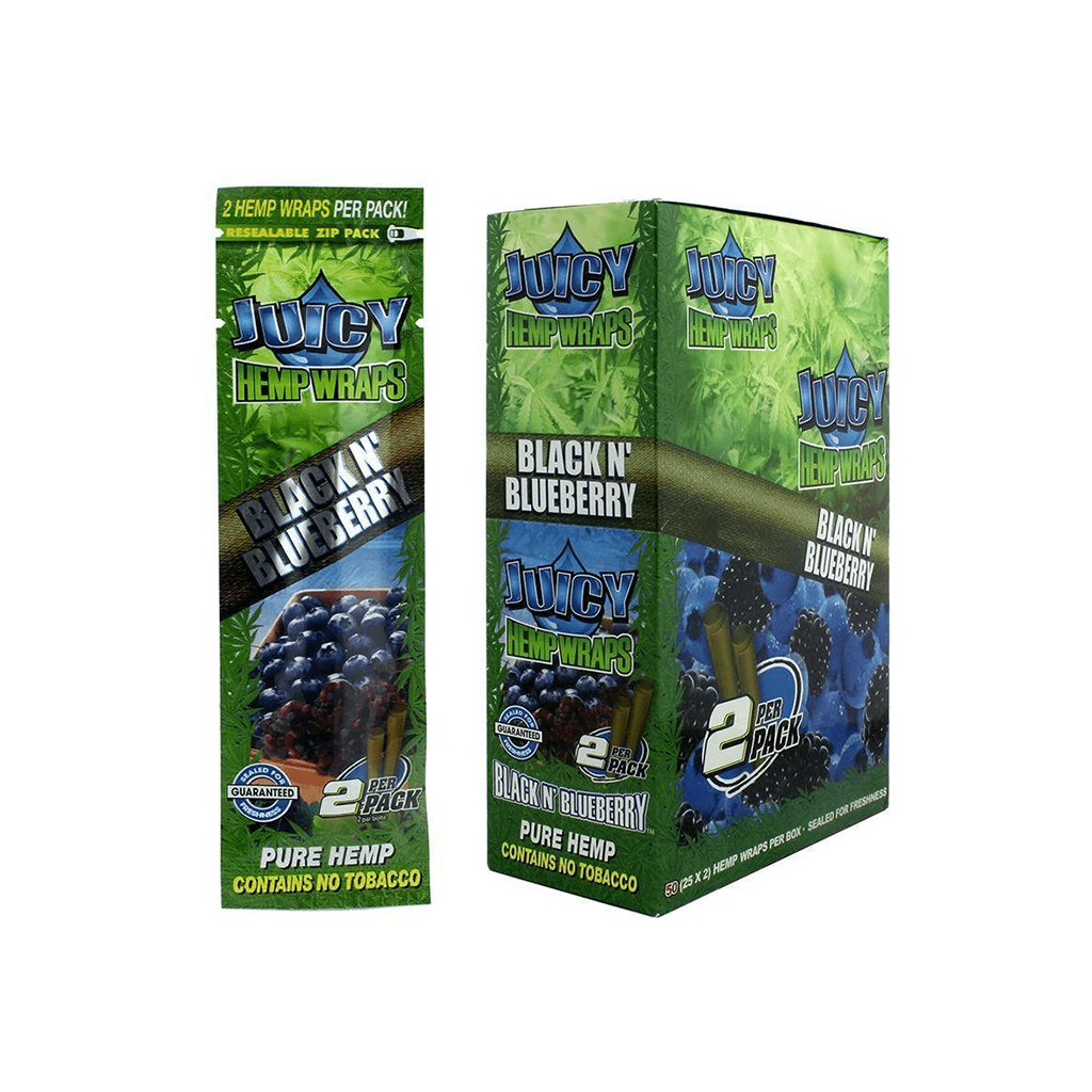 Photograph of product: Hemp Wrap | Black-Blueberry 2pk