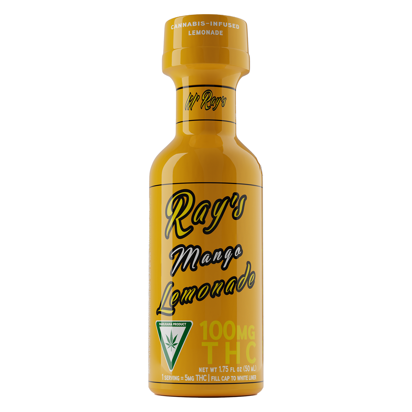 Photograph of product: Lil' Ray's | Mango Lemonade | Infused Liquid | 100mg