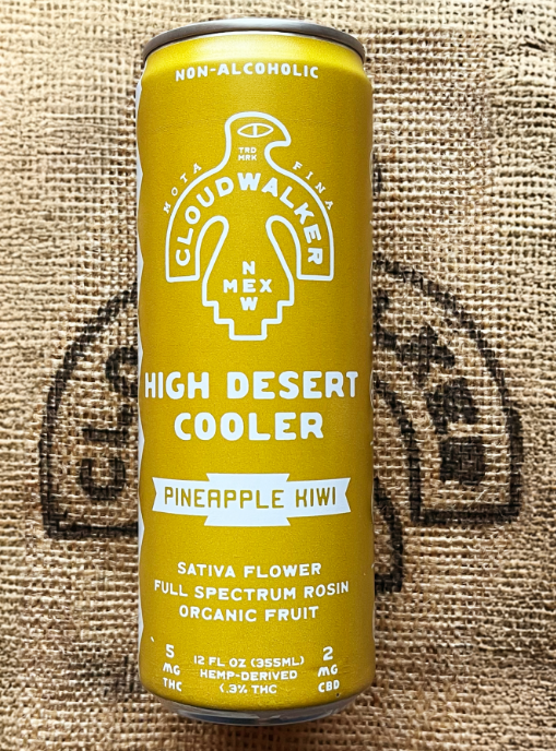 Photograph of product: Pineapple Kiwi - High Desert Cooler | Hemp-Derived Live Rosin - 5mg TH-oui