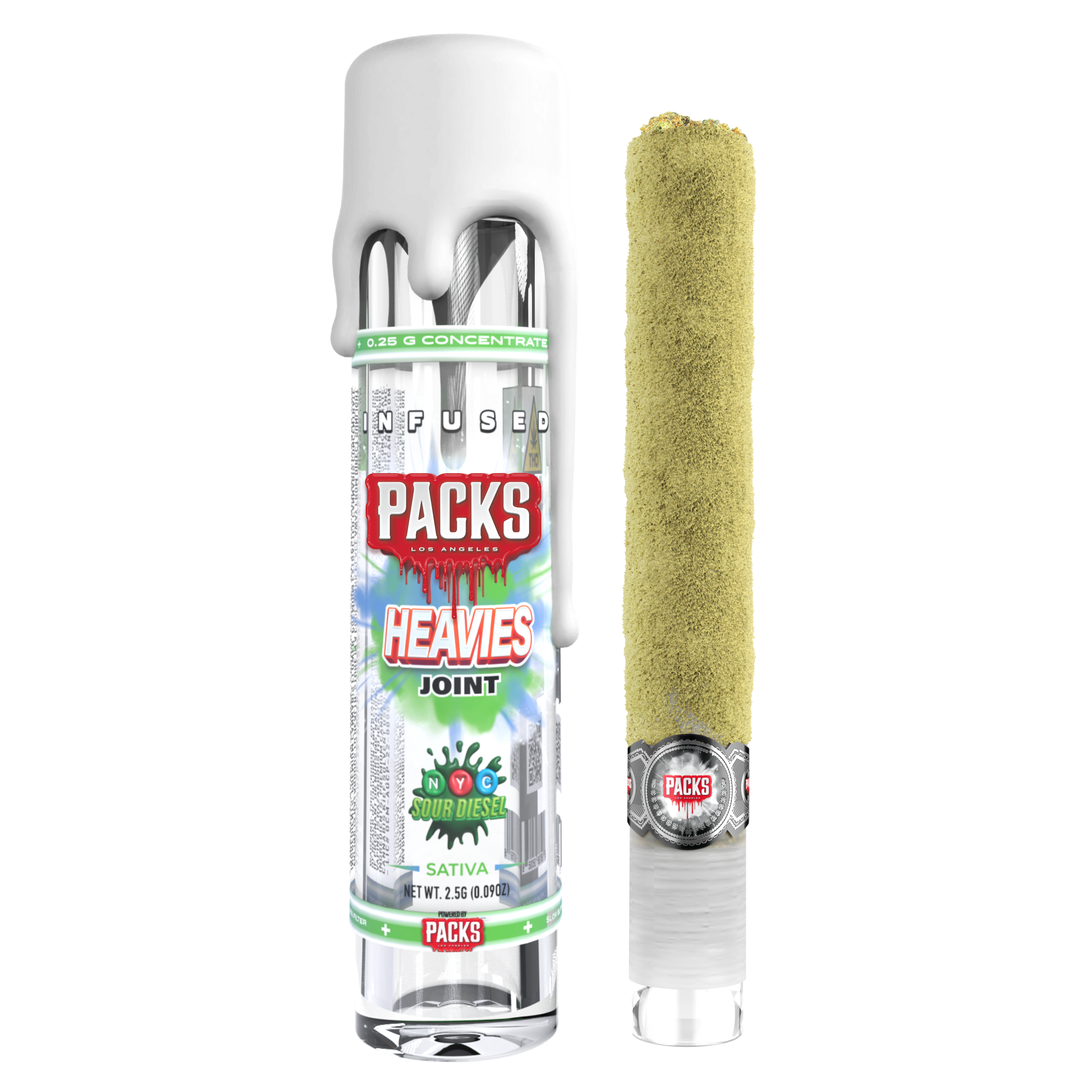 Photograph of product: NYC SOUR DIESEL | Packs Heavies | 2.5G