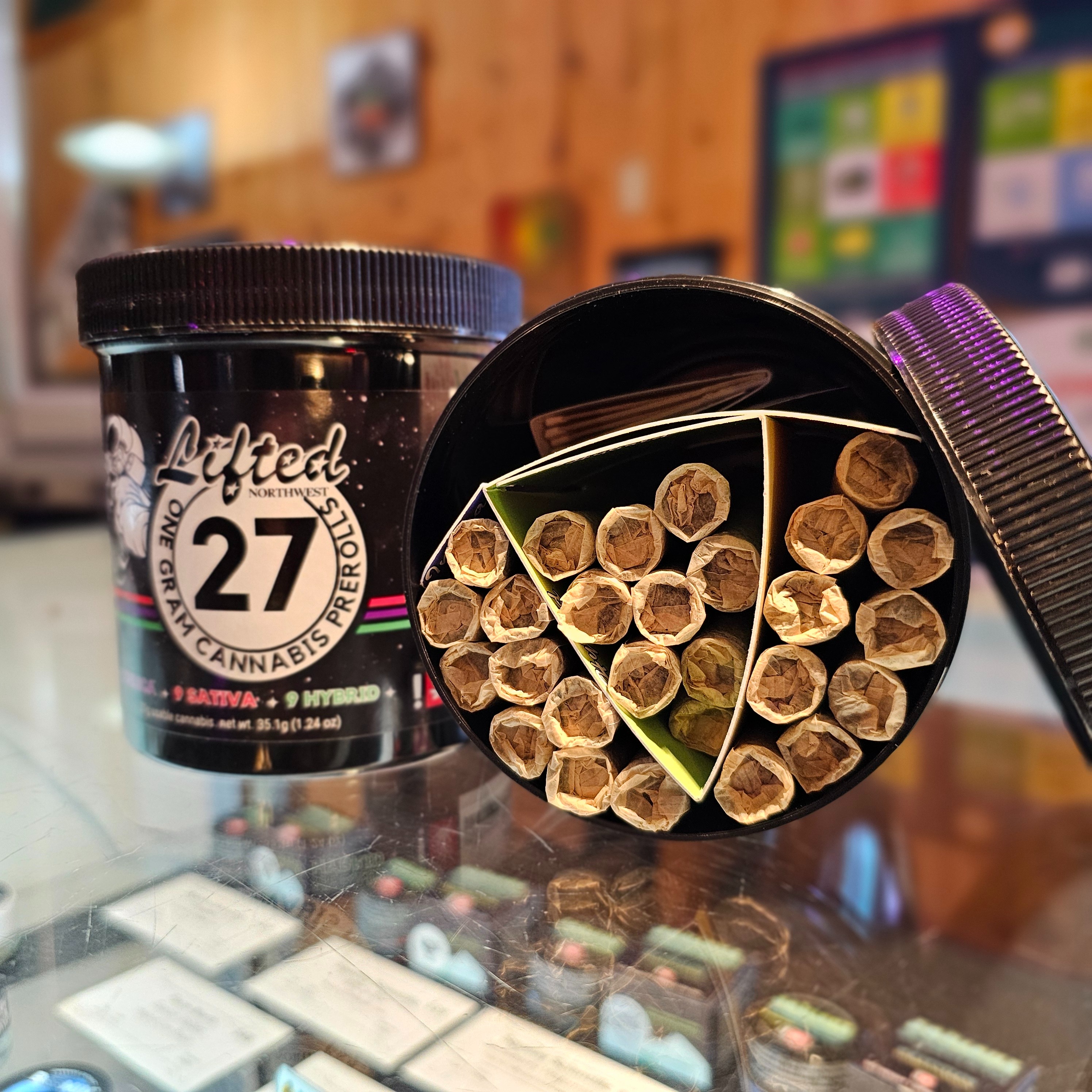 Photograph of product: Lifted 27g Variety Dirty Girl x Black Cherry Punch x Lime Tart