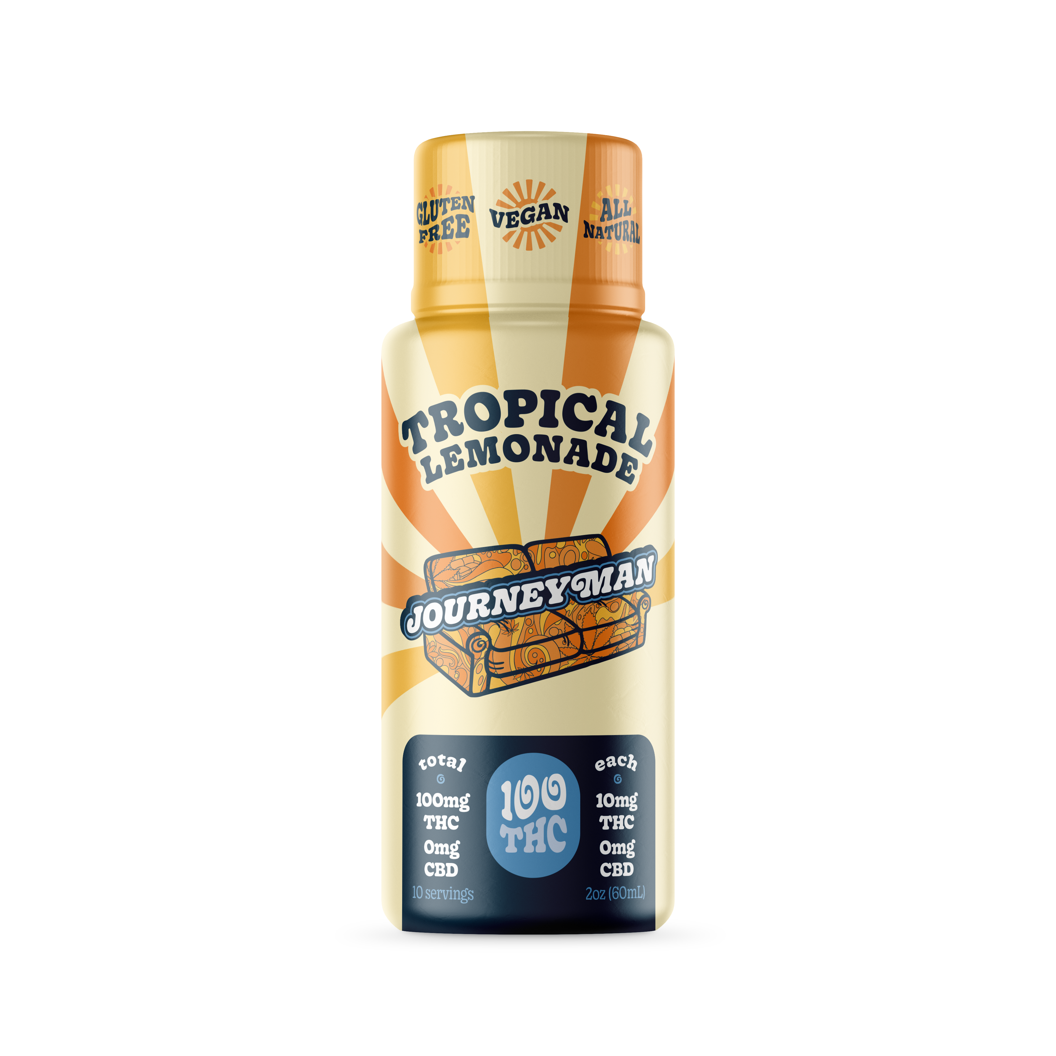 Photograph of product: BS 100mg Journeyman Lemonade - Tropical