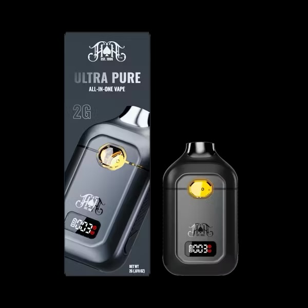 Photograph of product: HEAVY HITTERS | BLACKBERRY KUSH | 2 GRAM AIO