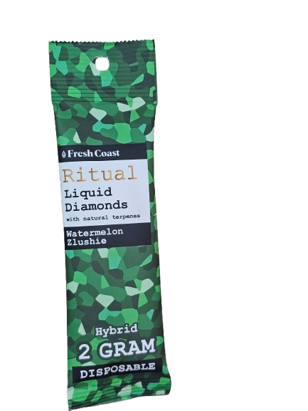 Photograph of product: WATERMELON ZLUSHIE | 2G LIQUID DIAMONDS AIO