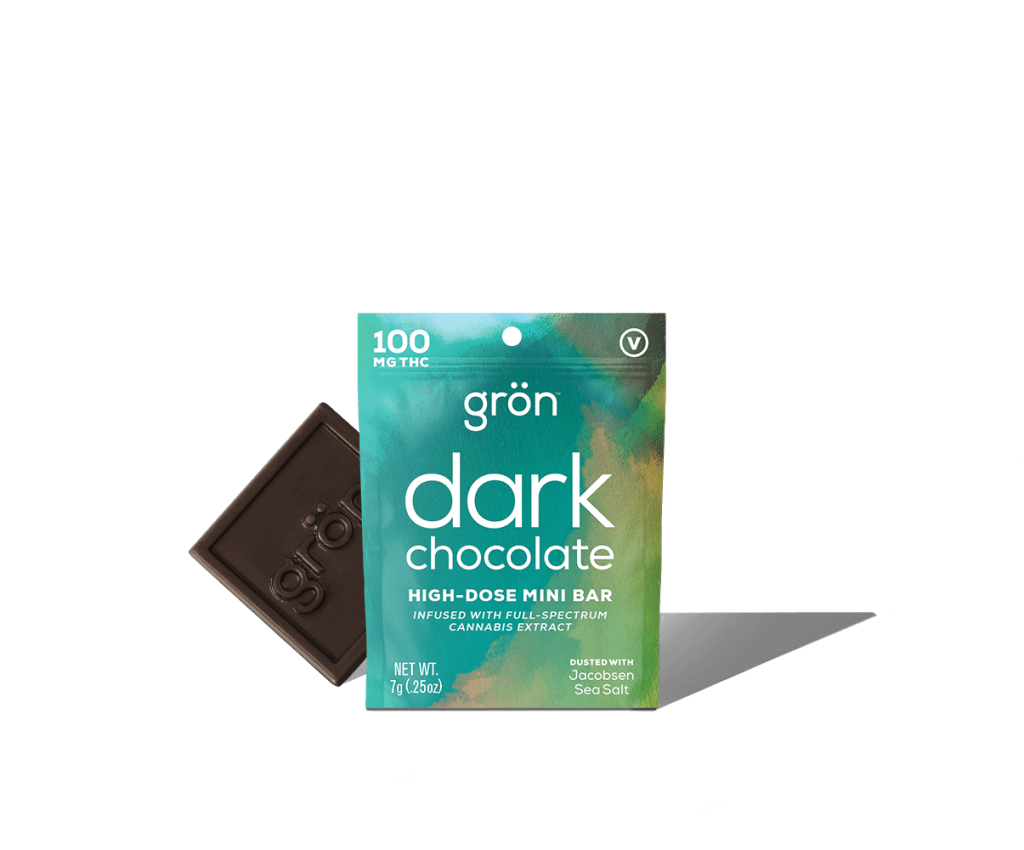 Photograph of product: Chocolate Bar | Dark Chocolate w/ Sea Salt | 100mg