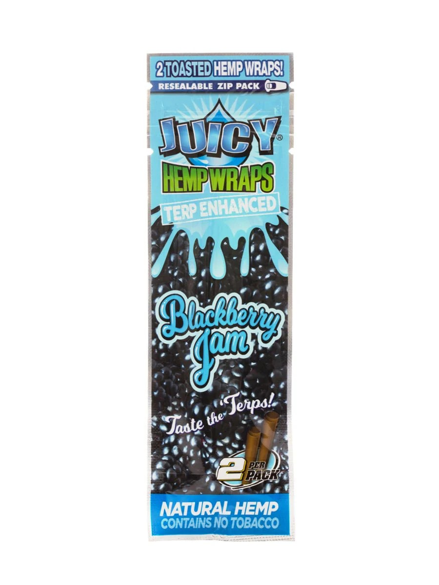 Photograph of product: Juicy Jays | Hemp Wraps-Blackberry Jam