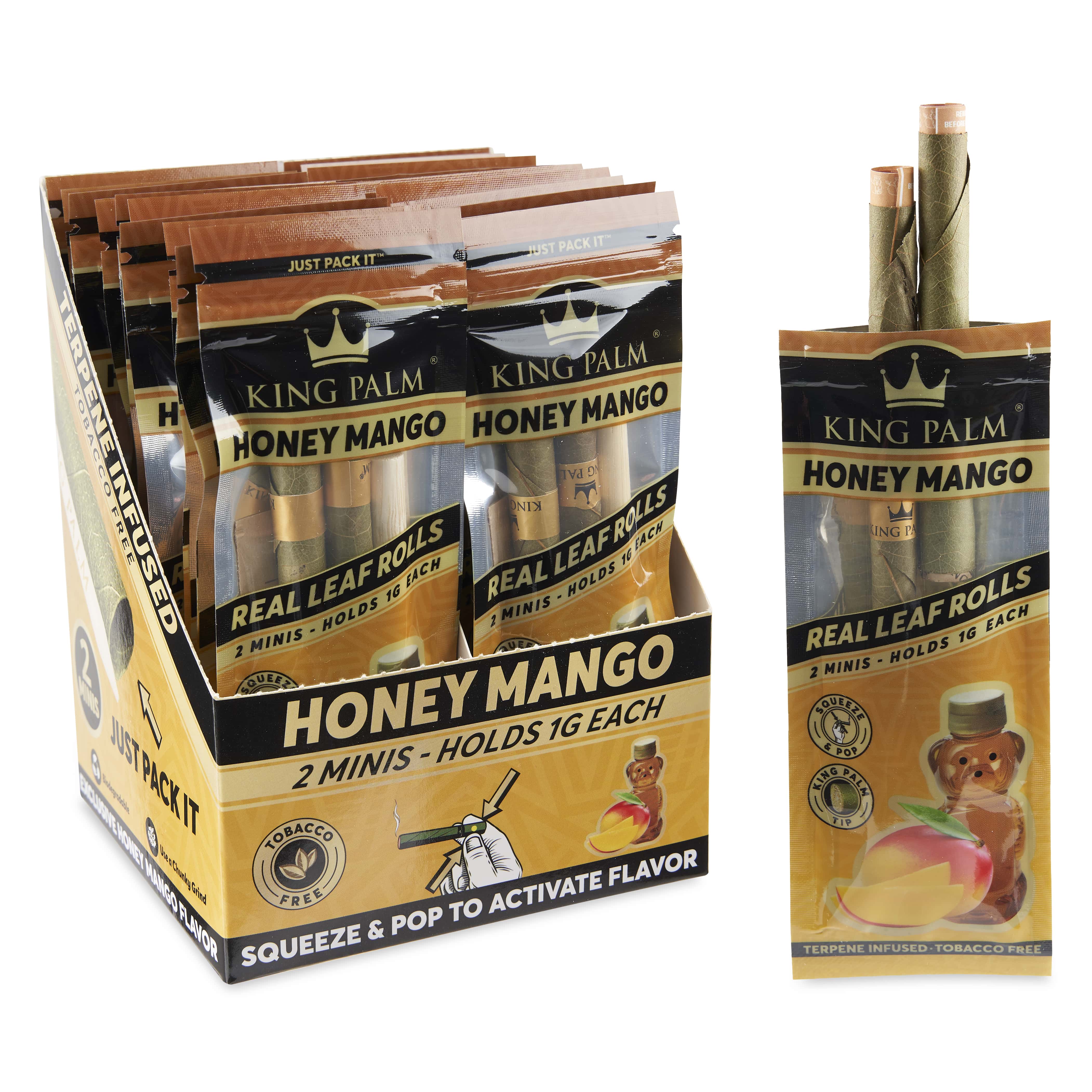 Photograph of product: King Palm: 2pk Mini Cones | Honey Mango