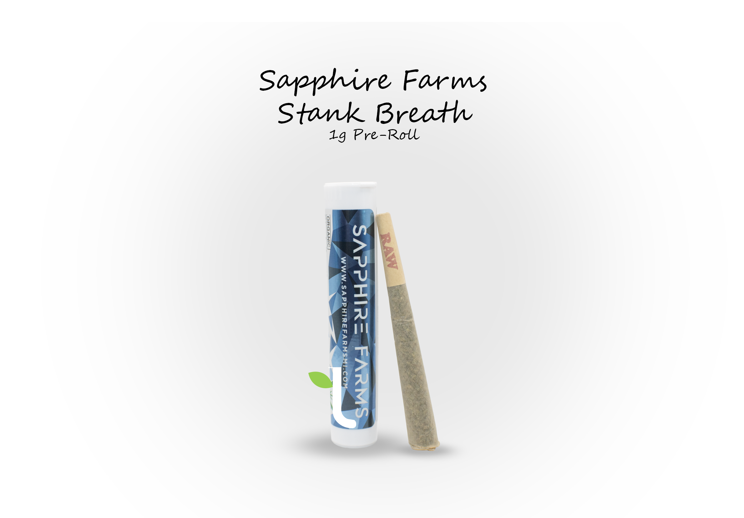 Photograph of product: Sapphire Farms | Stank Breath | Pre-Roll 1g