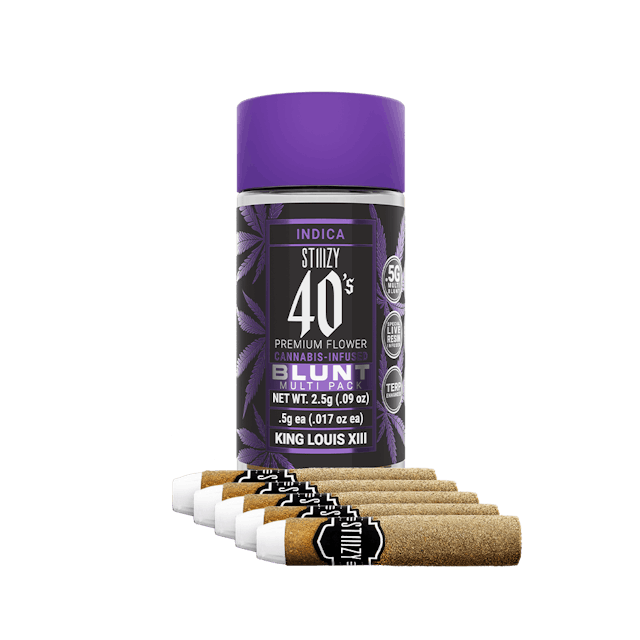 Photograph of product: Purple Punch 40's 5pk Infused Blunt (2.5g) - 
