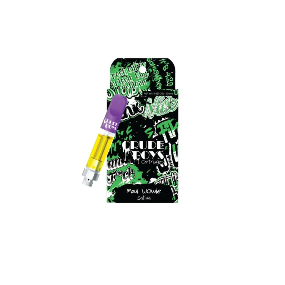 Photograph of product: Vape Cart - Maui Wowie (CRUDE BOYS)