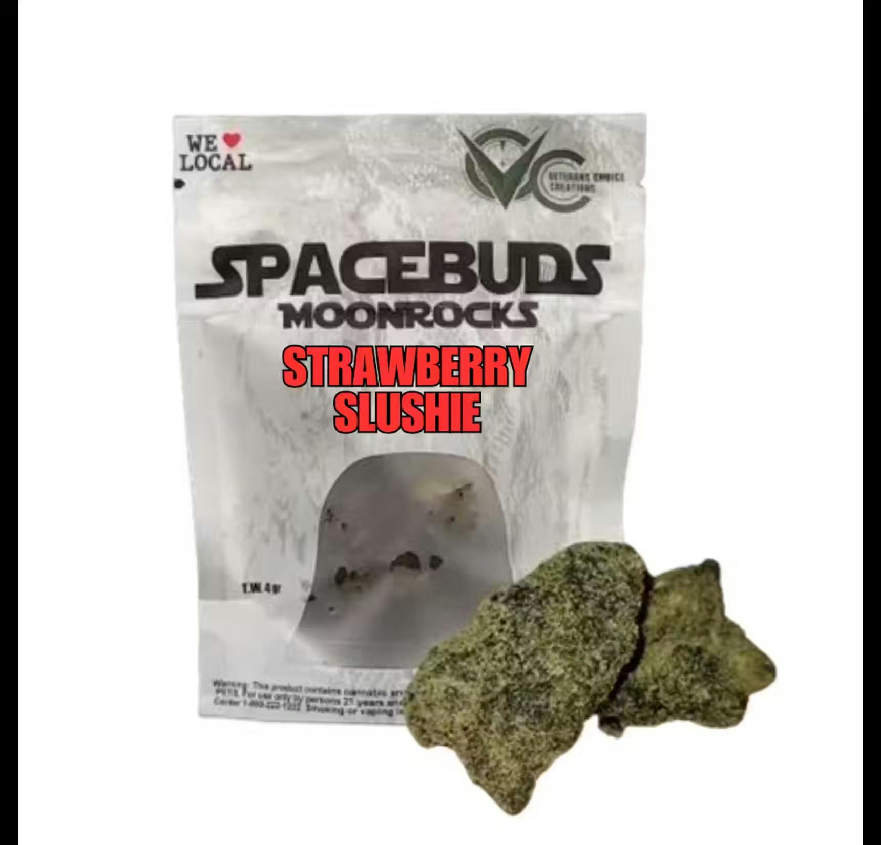 Photograph of product: Spacebuds - Strawberry Slushie Moonrocks - 4g