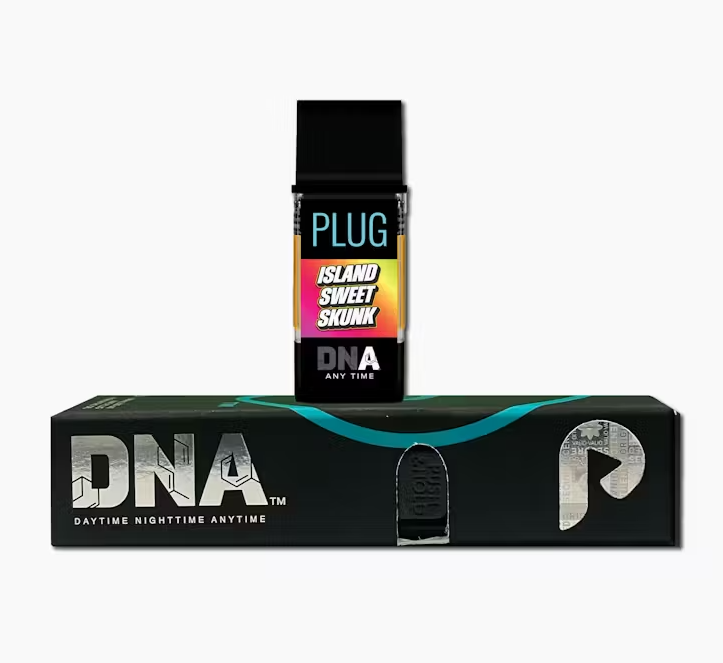 Photograph of product: PLUGPLAY DNA Island Sweet Skunk Pod 1g