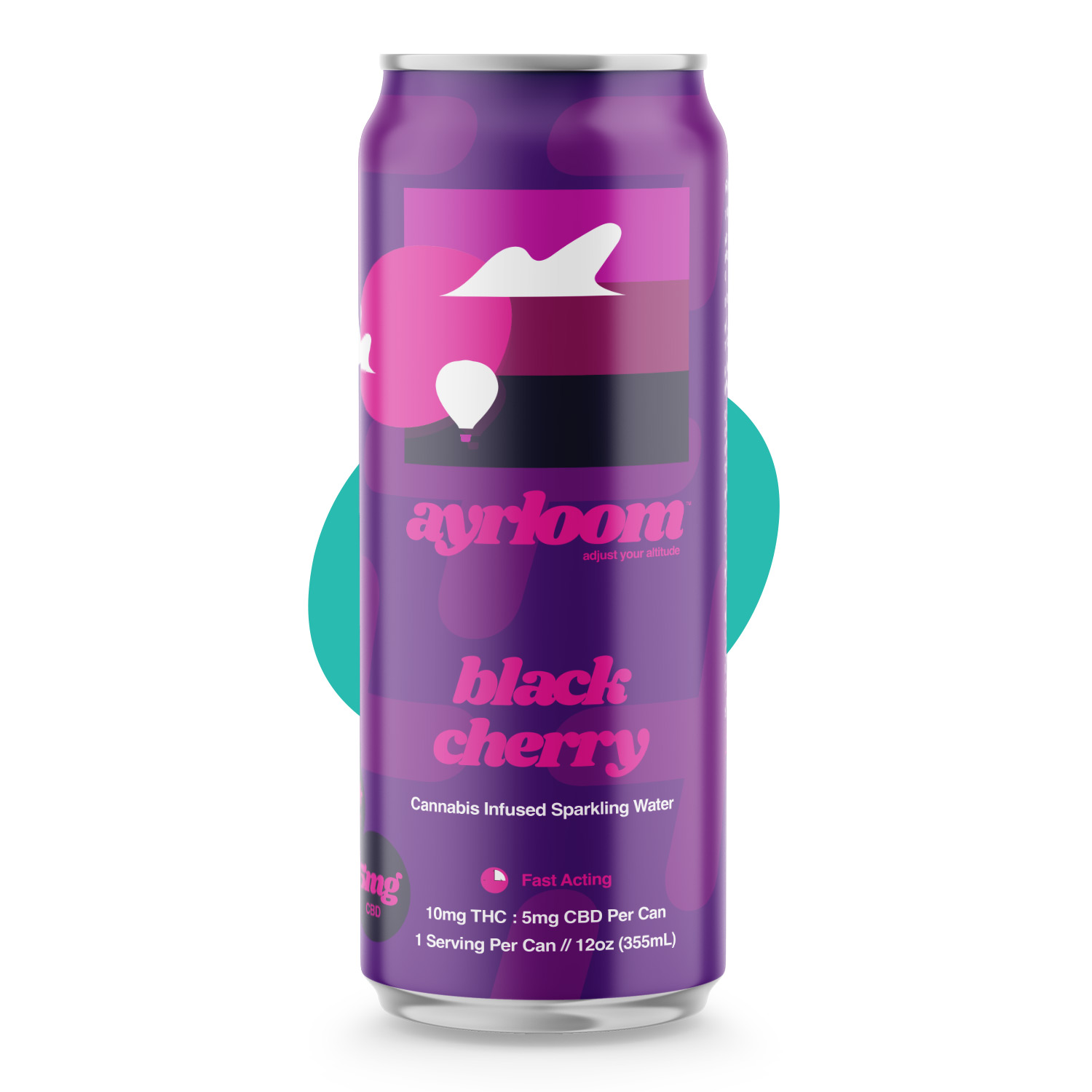 Photograph of Product: Ayrloom | Black Cherry | 2:1 | 10MG THC : 5MG CBD| Singles