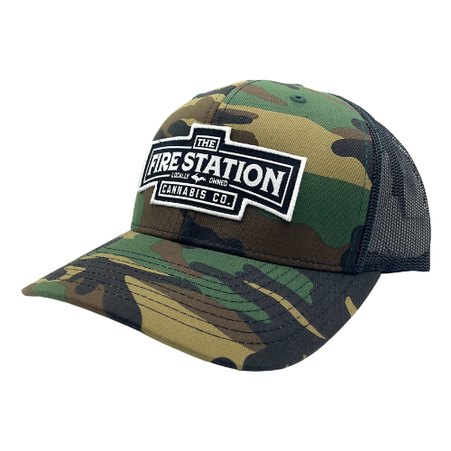 Photograph of product: TFS Apparel - Hats TFS Camo Trucker Cap