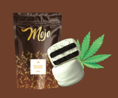 Photograph of product: Mojo Chocolates   Cookies & Cream Bites