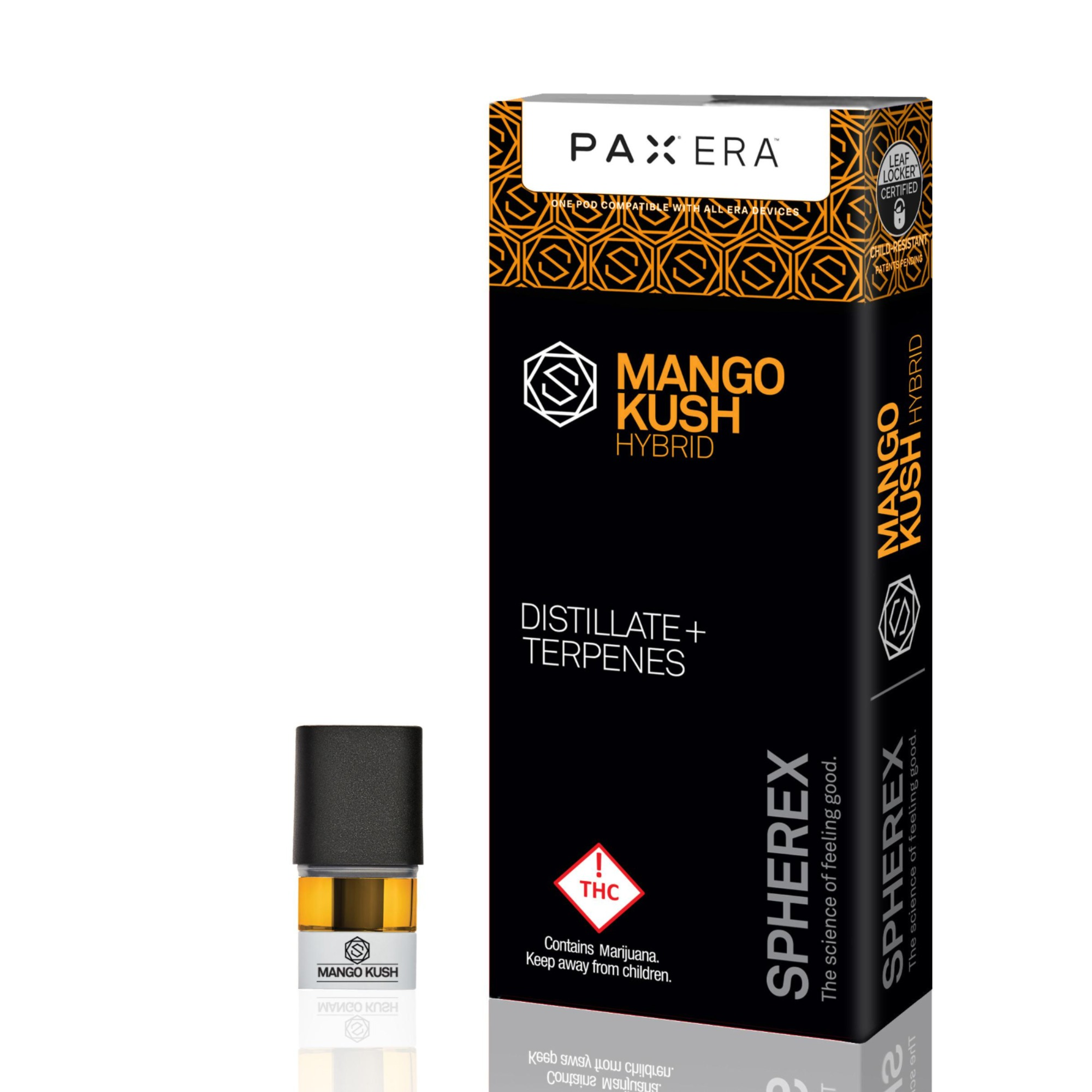 Photograph of product: Spherex Pax Pod 1000mg: Mango Kush
