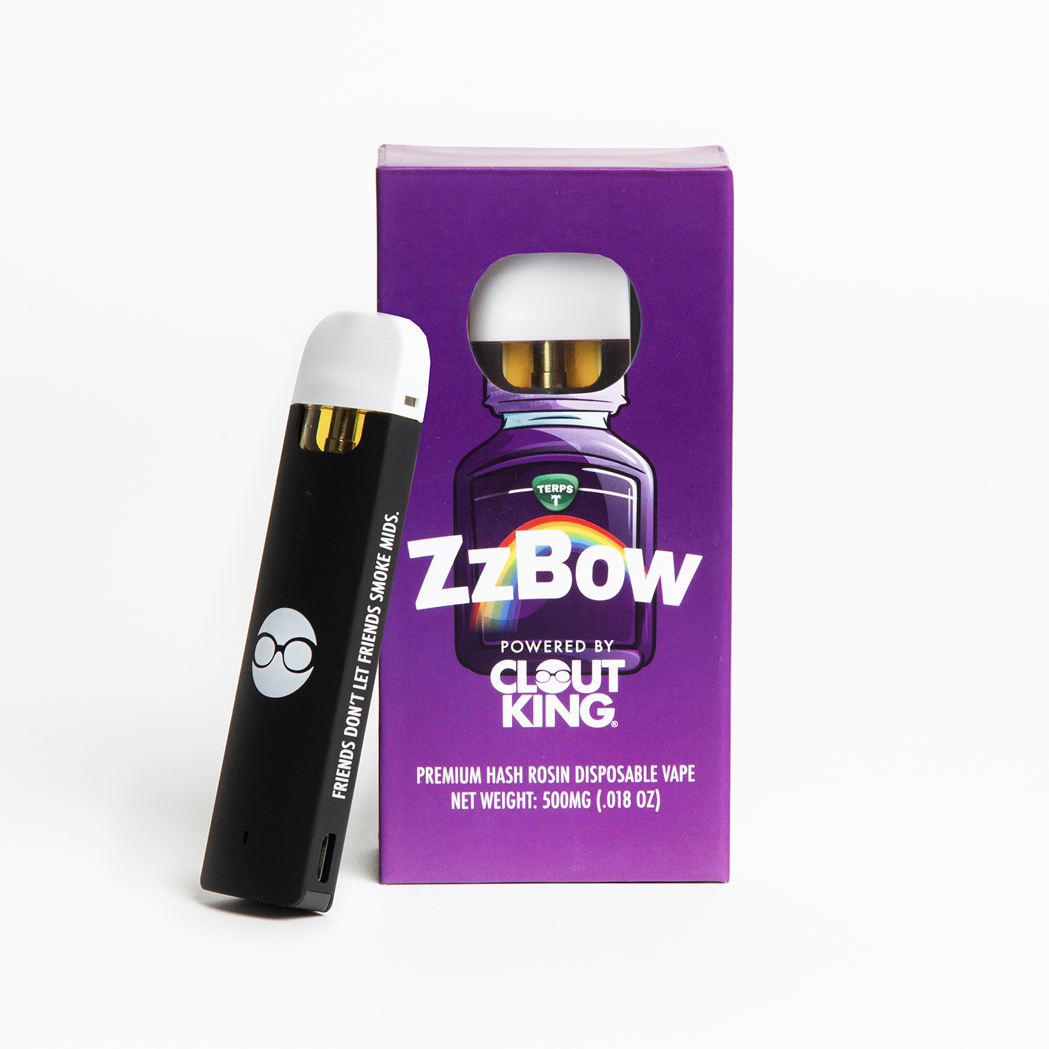 Photograph of product: Clout King - au chocolat Rosin Disposable - Zzbow