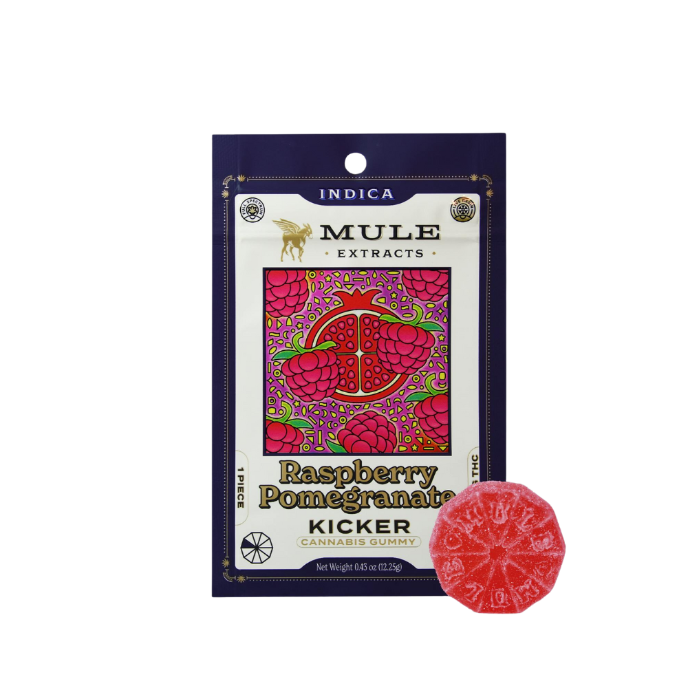 Photograph of product: Mule - Kicker - Raspberry Pomegranate 100mg