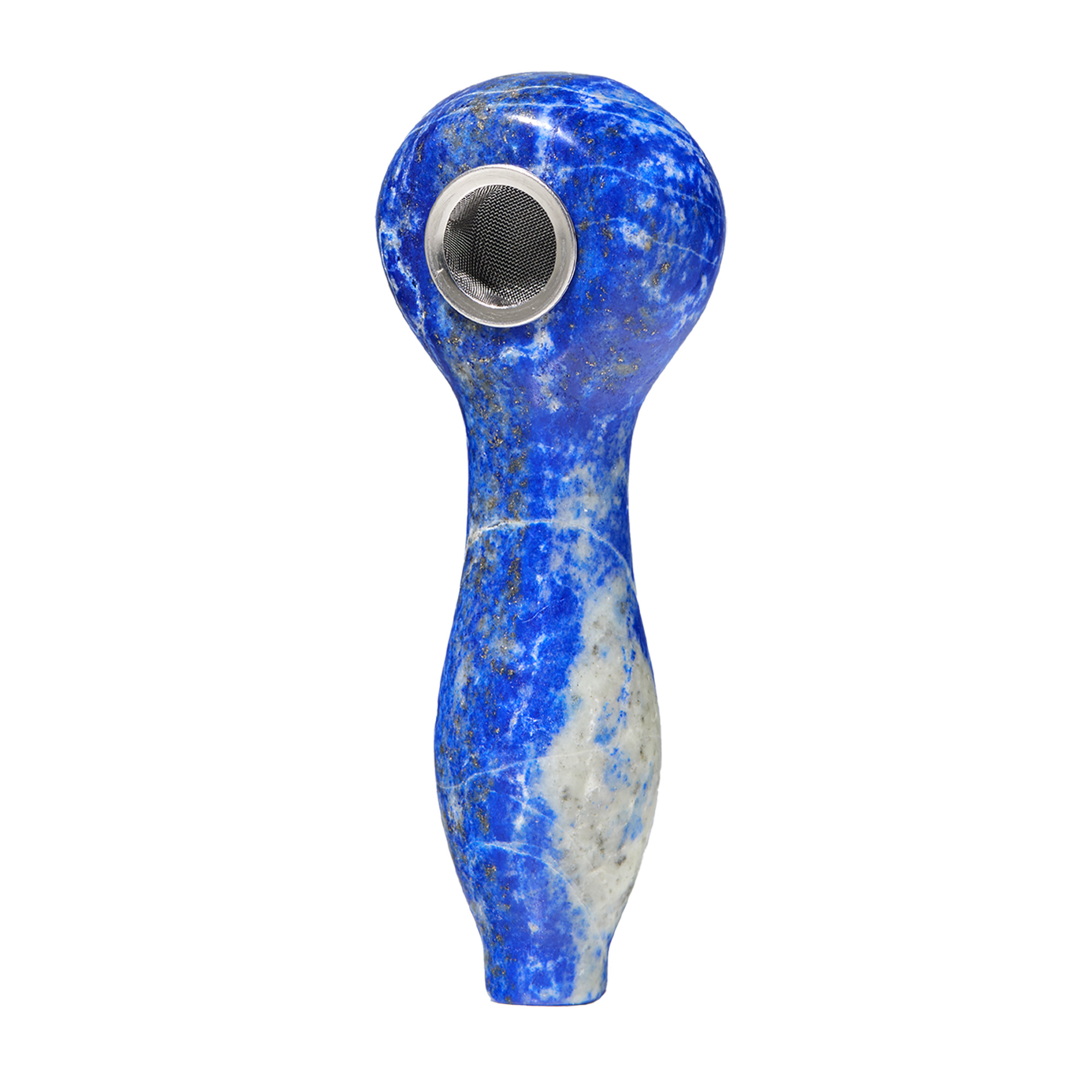 Photograph of product: Astral | Gemstone Spoon Pipe | Lapis Lazuli