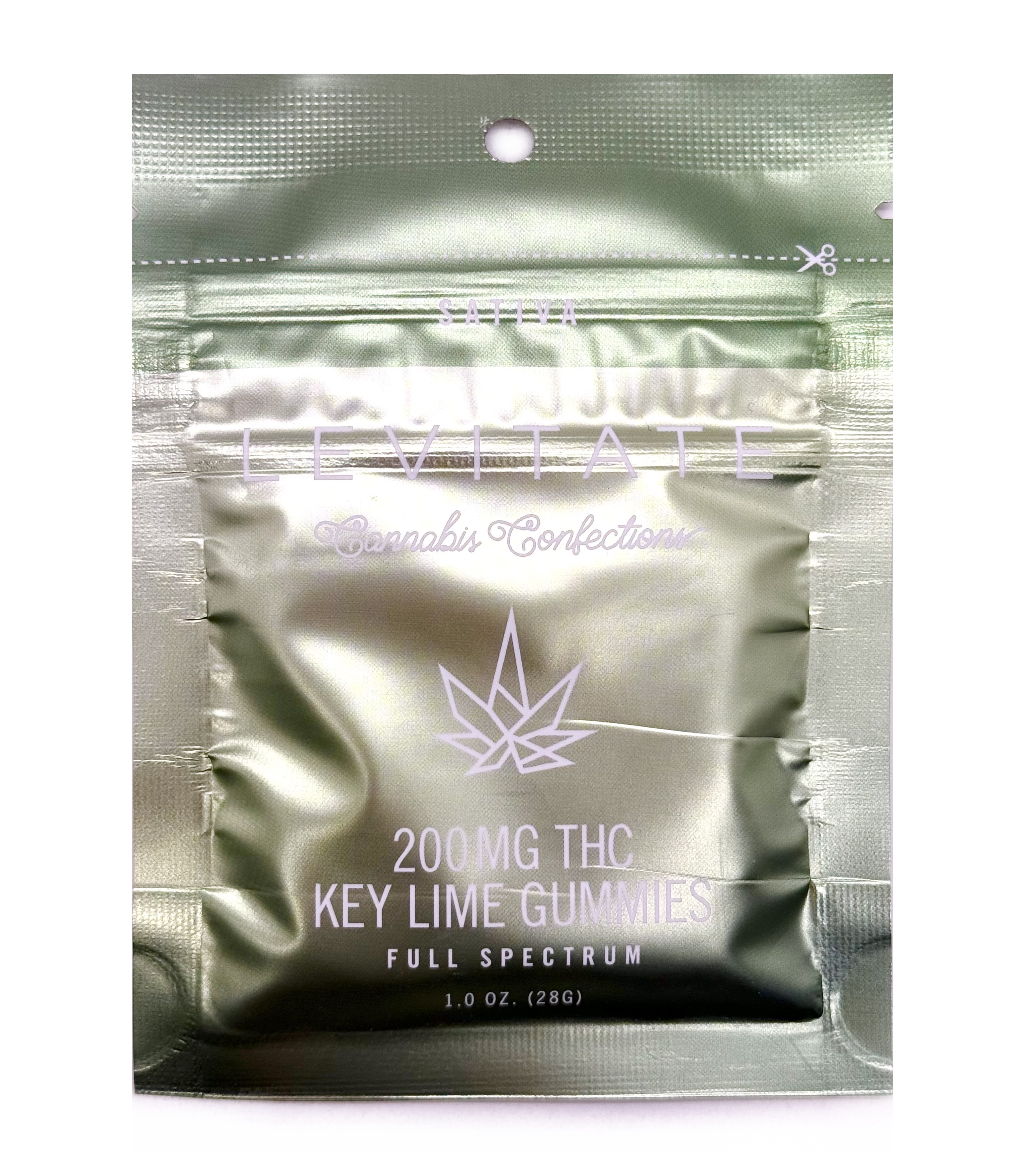 Photograph of product: Levitate Key Lime Oui'd Gummies 200mg Rec