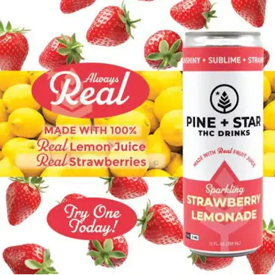 Photograph of product: Sparkling Strawberry Lemonade | Single Can