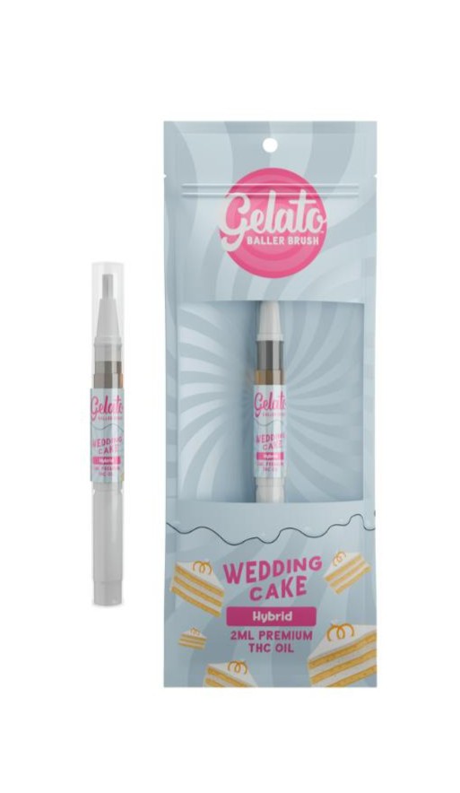 Photograph of product: GELATO | WEDDING CAKE | HYBRID | BALLER BRUSH | 2G
