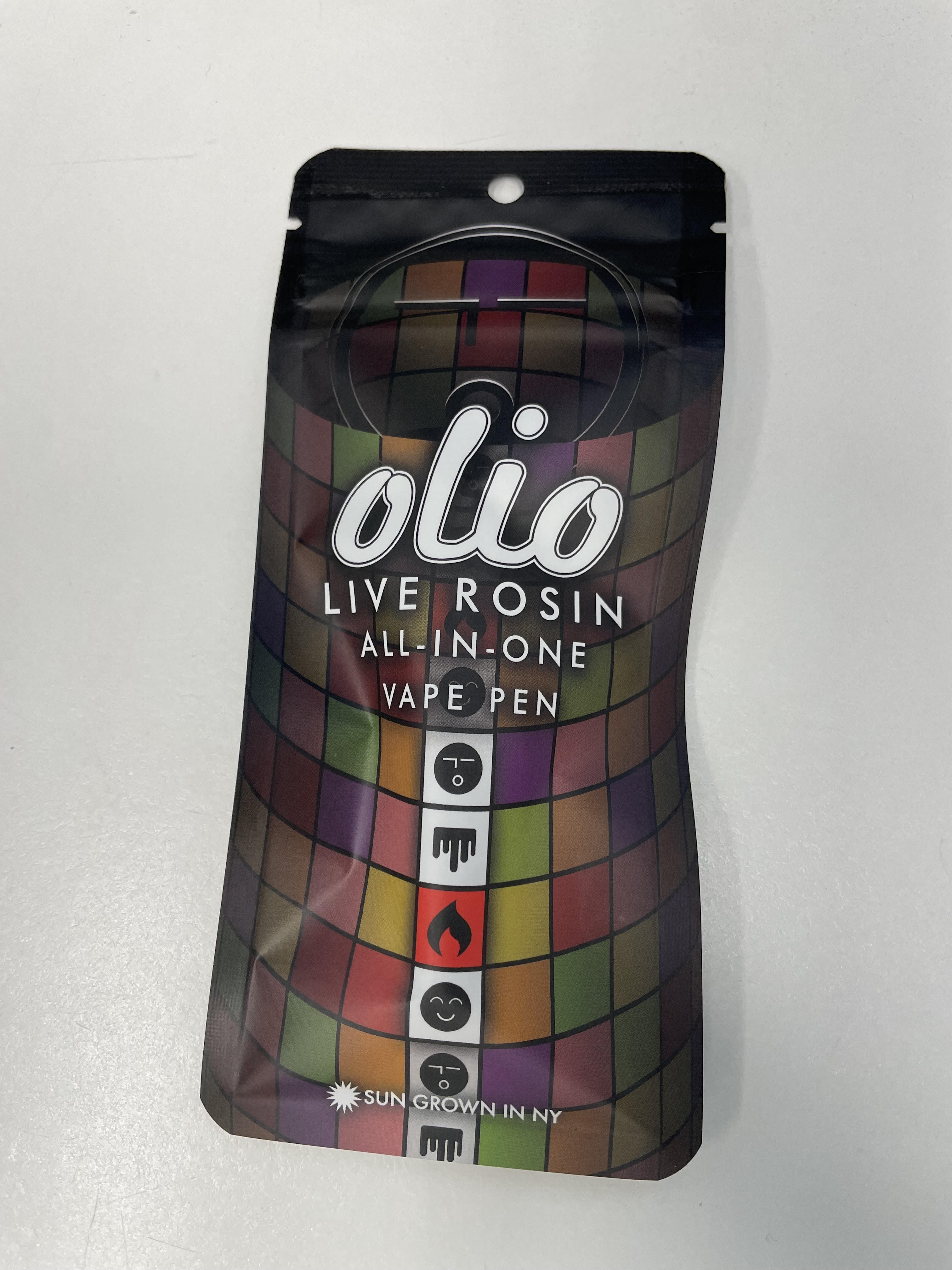Photograph of product: Olio Sour Papaya Live Rosin All In One