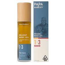 Photograph of product: Papa & Barkley Releaf 60ml | 1:3 TH-oui Rich Body Oil