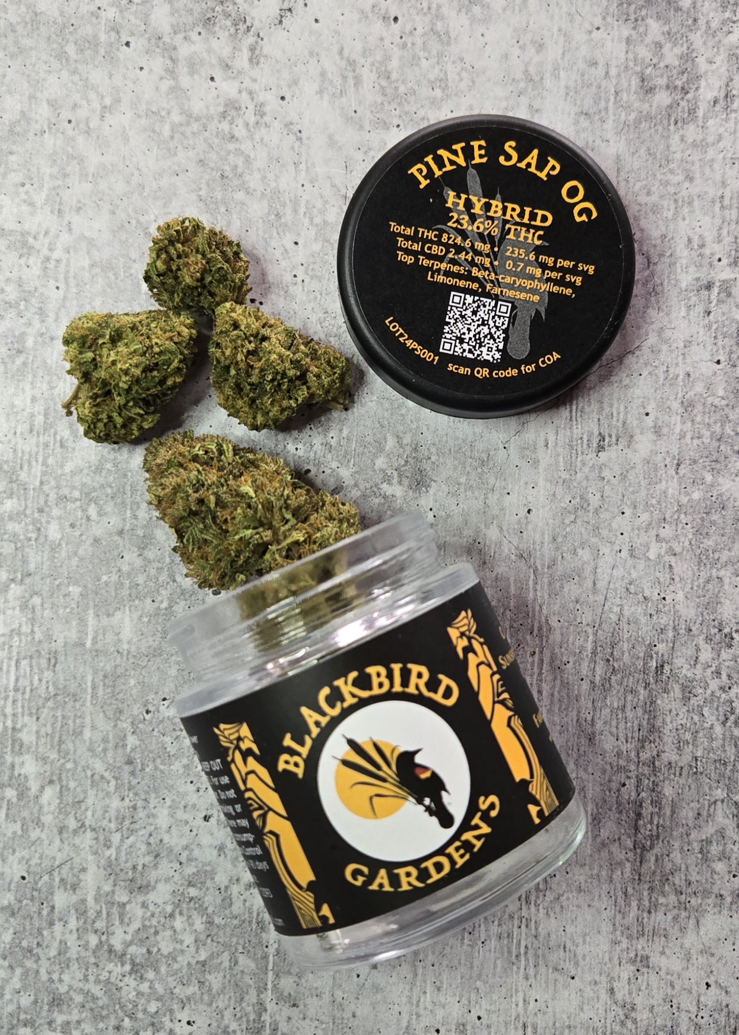 Photograph of product: Pine Sap OG  | Flower | 3.5g