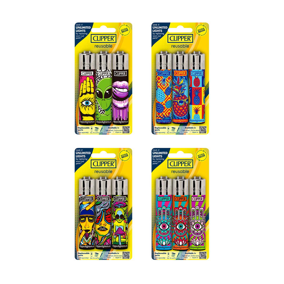 Photograph of product: Clipper I Printed 3pk | Assorted Designs