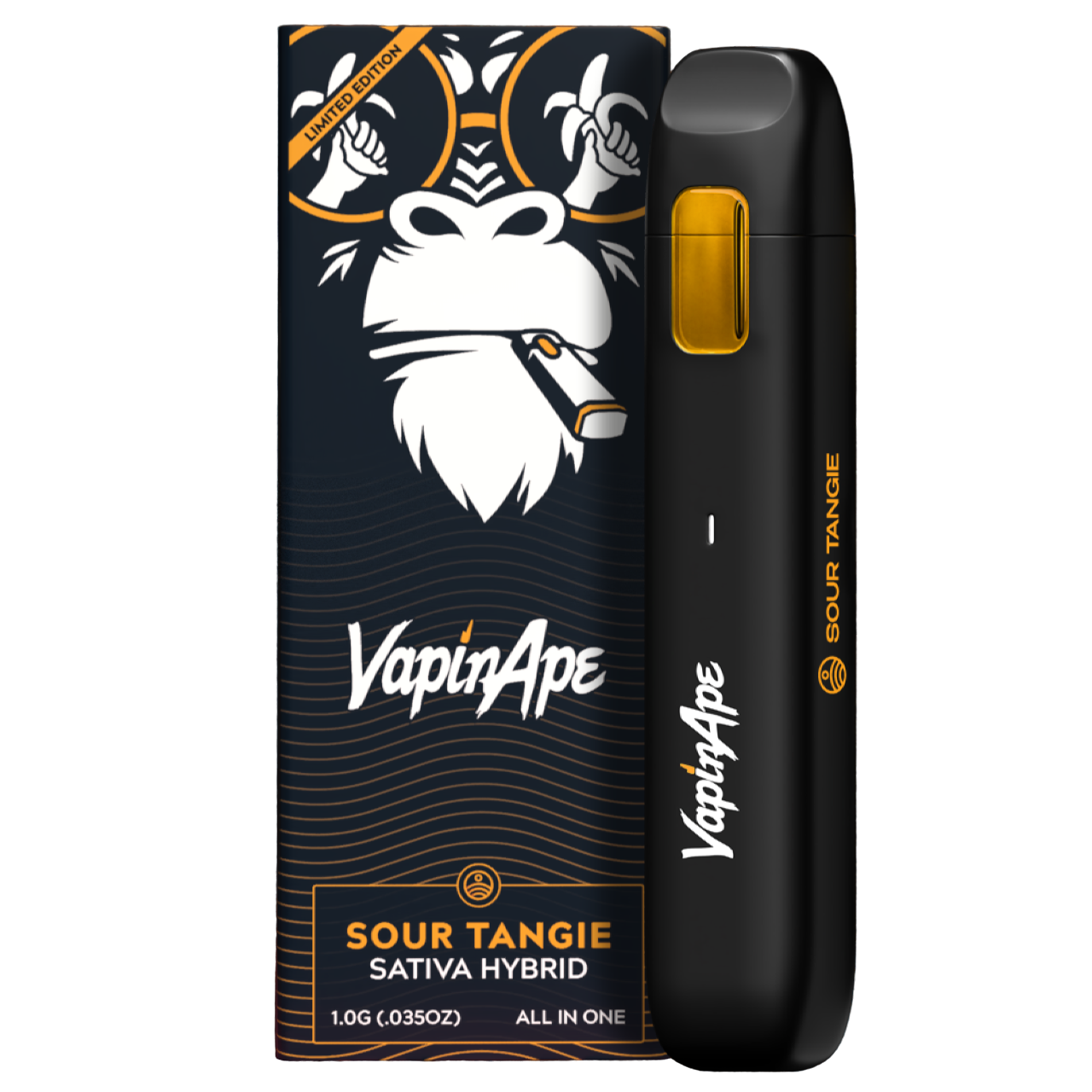 Photograph of product: Vapin Ape Sour Tangie All-In-One Vape | 1g
