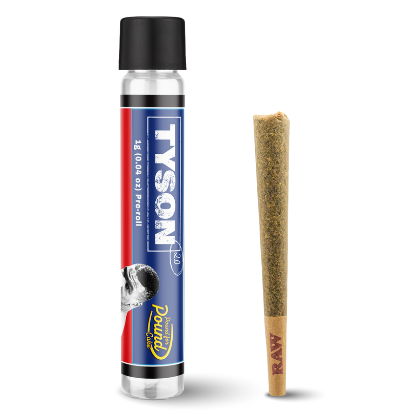 Photograph of product: AU CC: Tyson Pound for Pound Cake Preroll