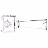 Photograph of product: Pulsar XL Stacked Geometric Hand Pipe - 8.75"/ Clear