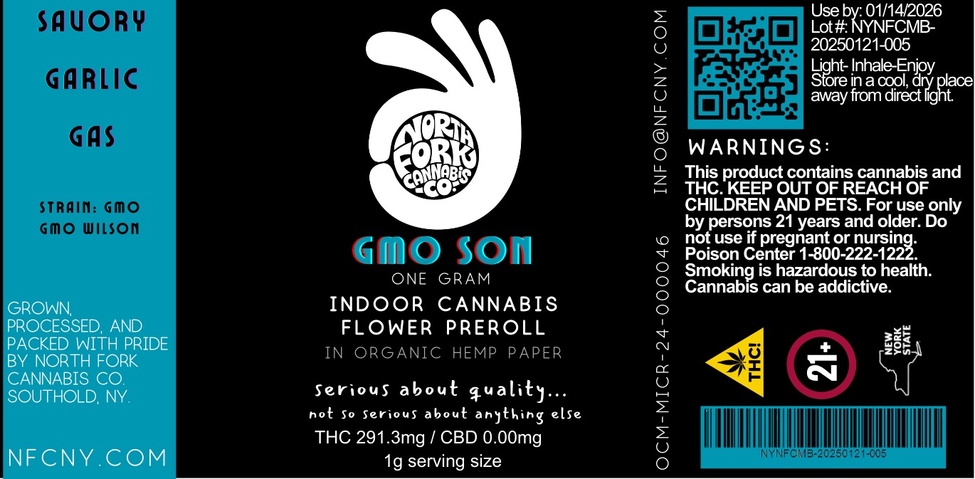 Photograph of product: North Fork Canna Co - GMO Son - Pre Roll