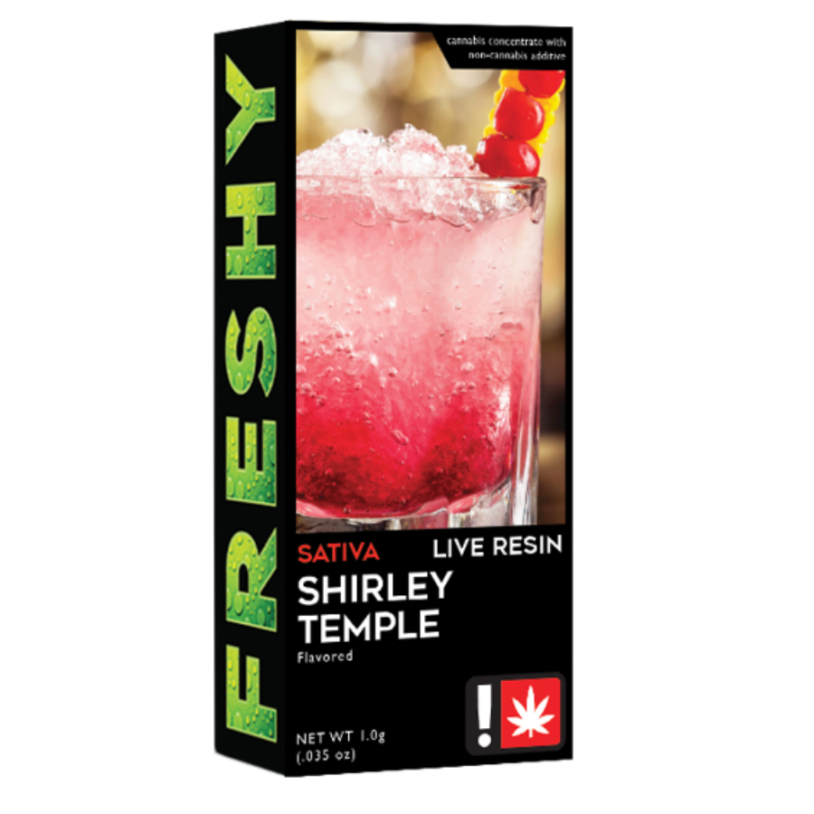 Photograph of product: Cartridge - 1g Flavored Freshy Live Resin - Shirley Temple