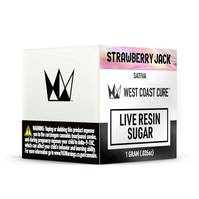 Photograph of product: Strawberry Jack | 1g Live Resin Sugar - 