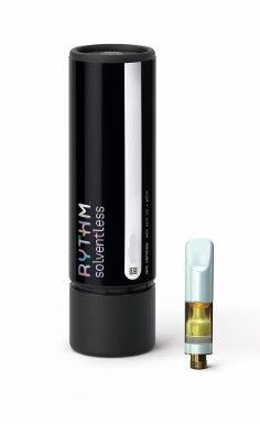 Photograph of product: Rythm | GMO | 0.5g Solventless Rosin Cart