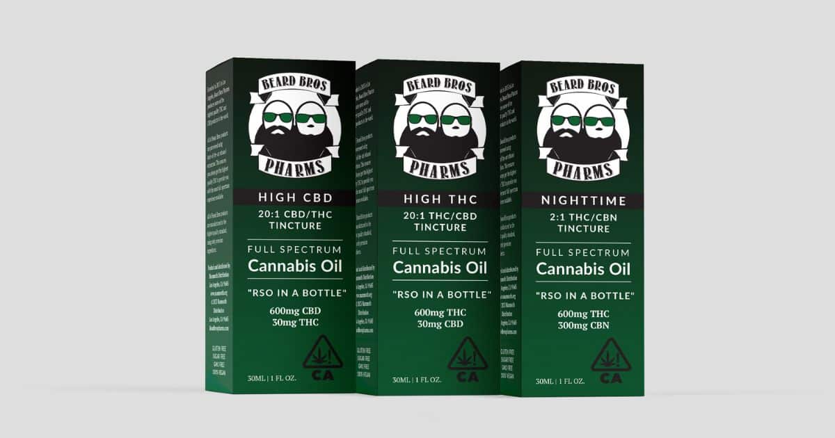 Photograph of product: Beard Bro's | Full Spectrum Oil Tincture | High CBD 20:1 | 30ml