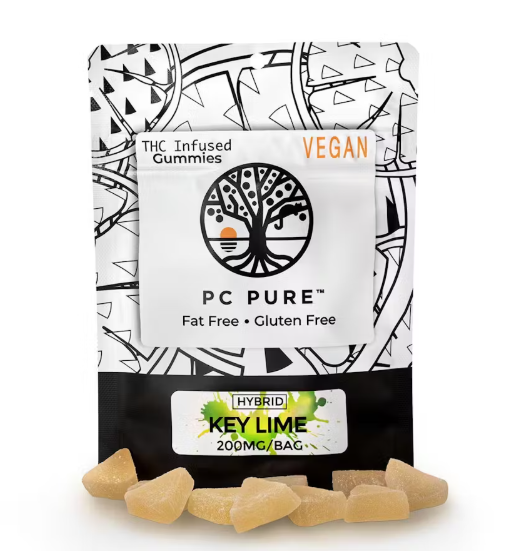Photograph of product: Gummies - PC Pure - (200mg) - Key Lime Pie (Hybrid)