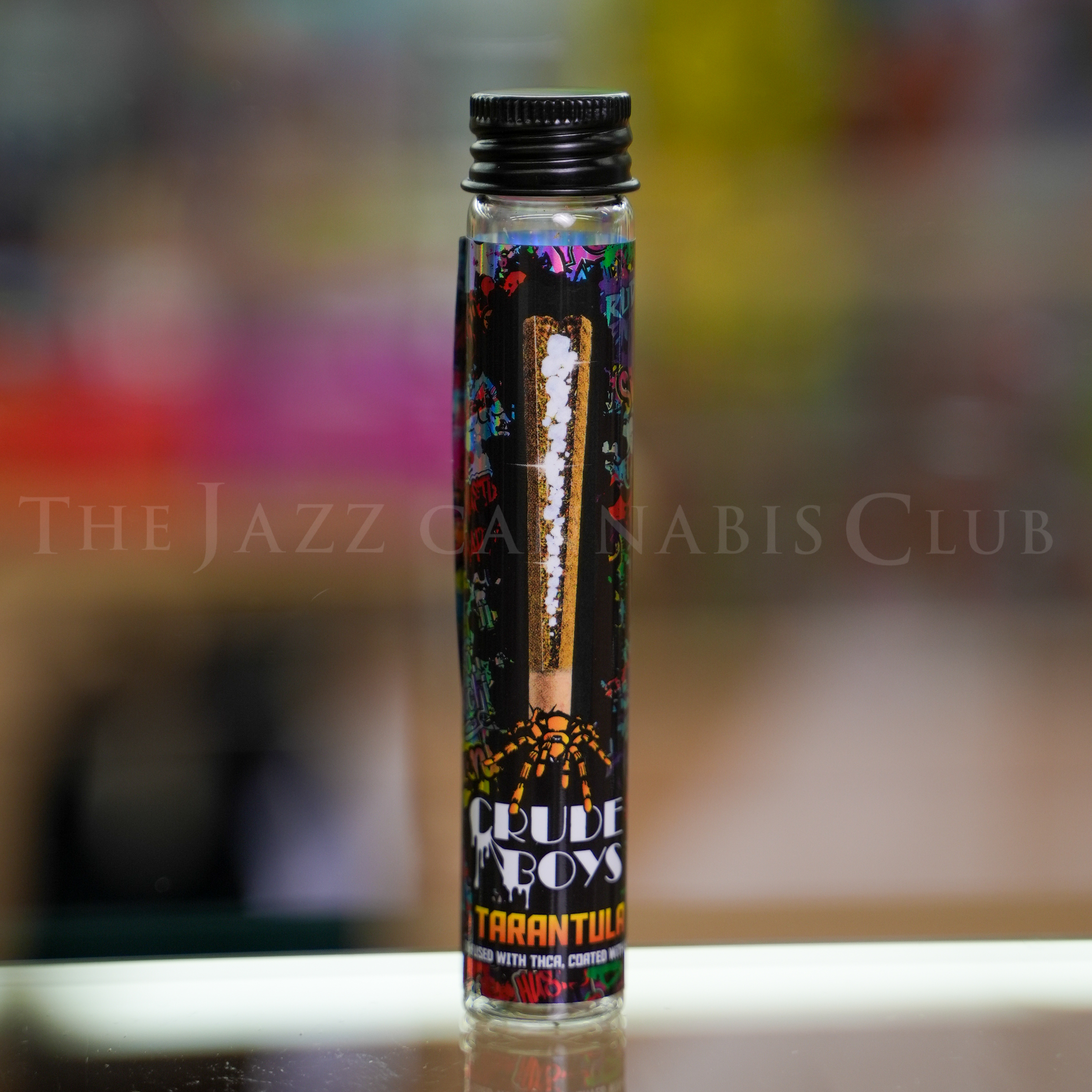 Photograph of product: Crude Boys - Tarantula - White Lightning - 1.1g Infused PreRoll