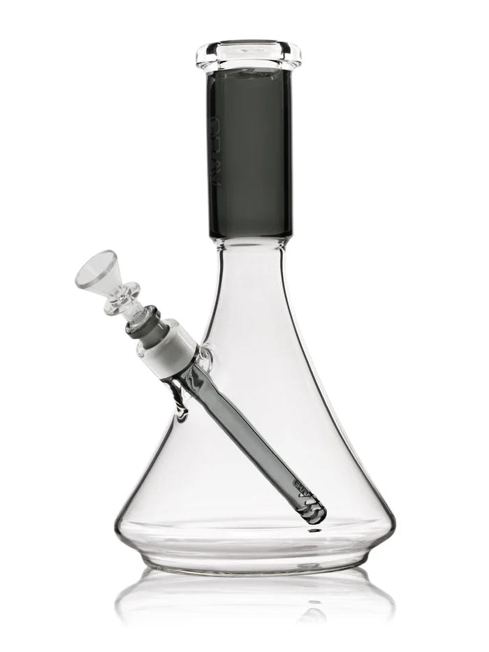 Photograph of product: Large Deco Beaker Bong I Grav - Smoke Grey