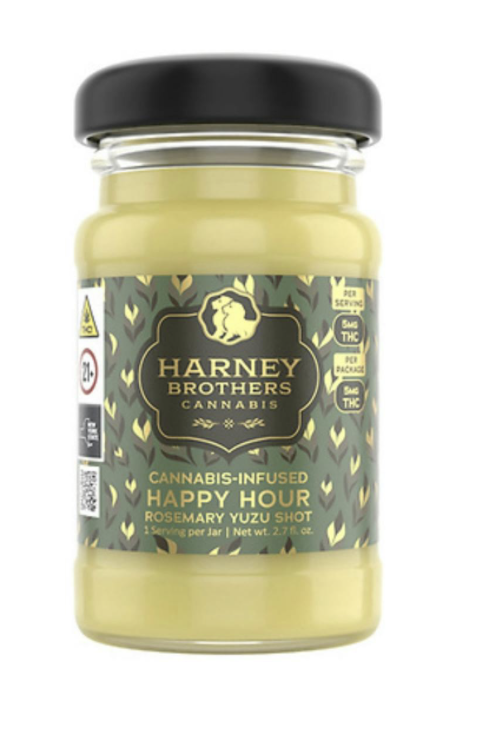 Photograph of product: Harney Brother HAPPY HOUR Rosemary Yuzu Shot 2oz