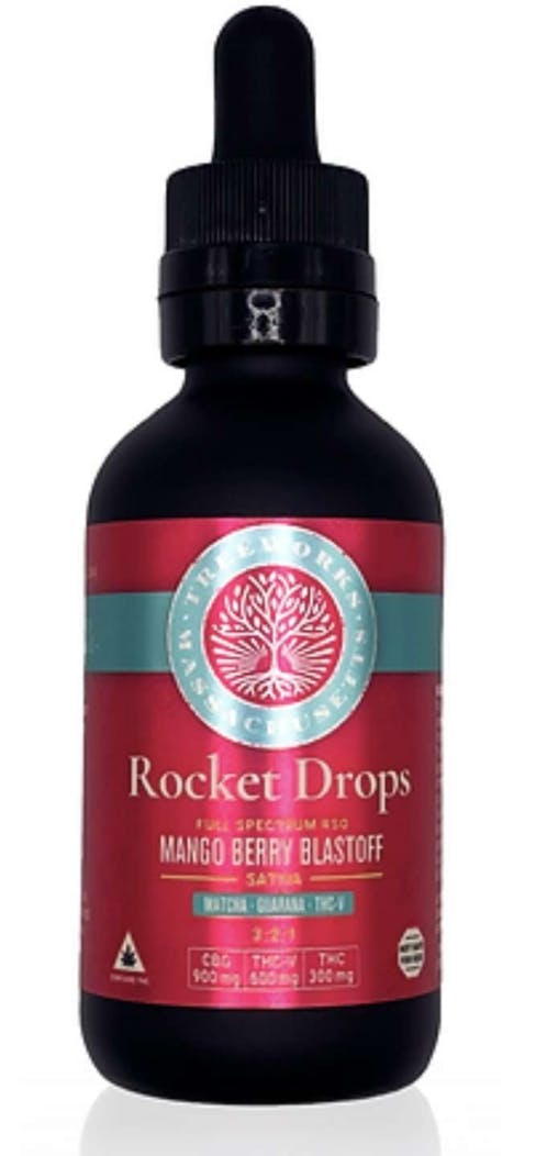 Photograph of product: Treeworks Rocket Drops 60mL Tincture