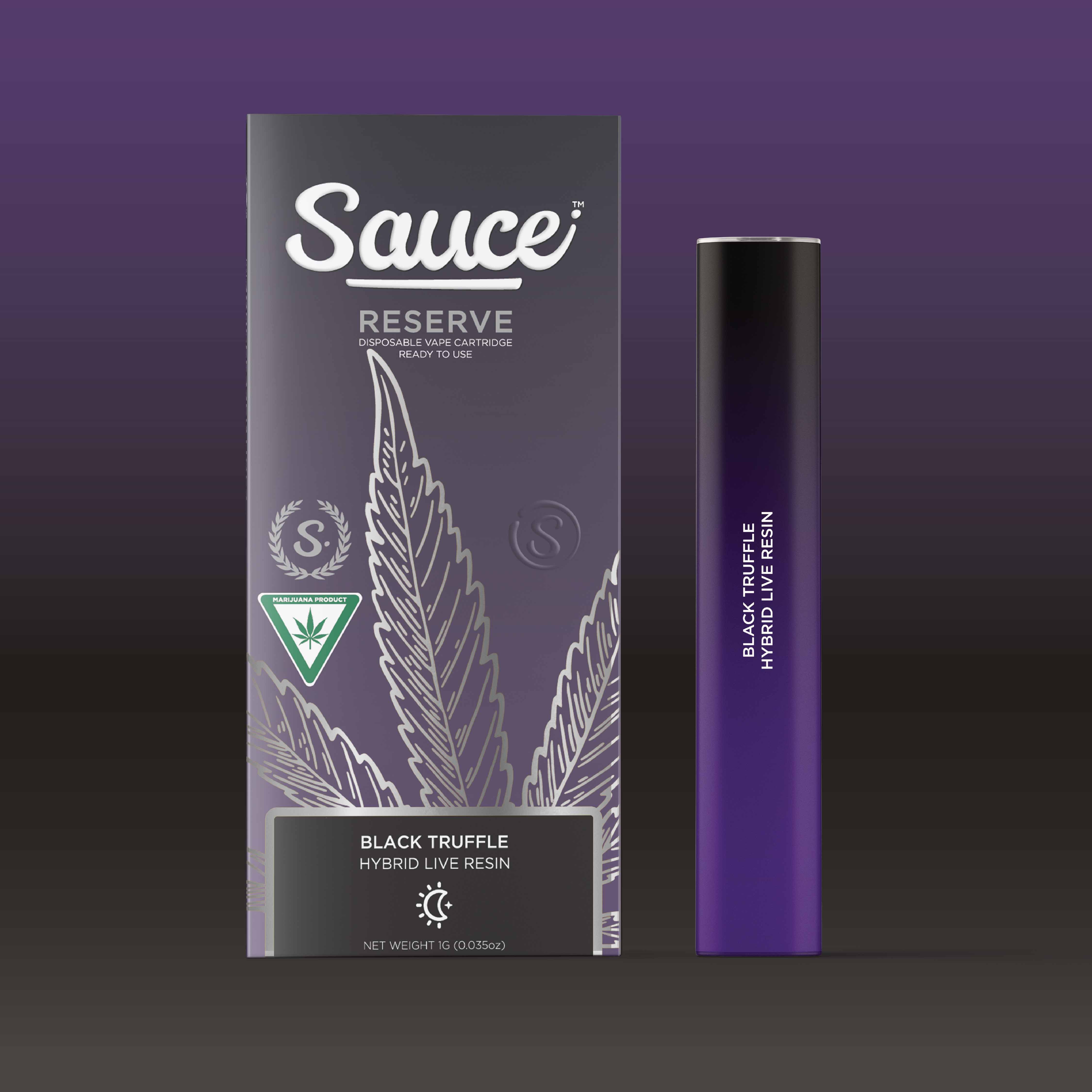 Photograph of product: Sauce - Black Truffle Live Resin Disposable 1g
