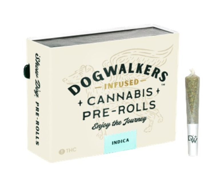 Photograph of product: DOGWALKERS ANIMAL FACE 12PK INFUSED PRE-ROLLS 5.4G