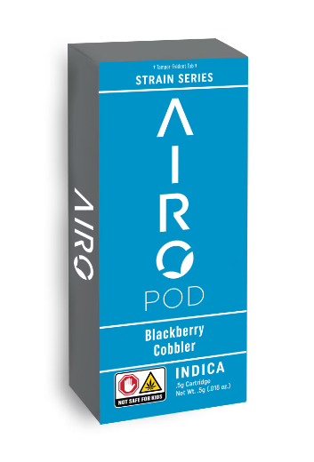 Photograph of product: Airo Vape Pod 1g- Blackberry Cobbler (Strain Series)