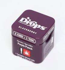 Photograph of product: Drops | 2:1 Blackberry Heavy | Jelly Single | 100mg