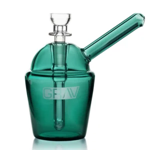 Photograph of product: Grav Slush Cup Pocket Bubbler Color: Lake Green